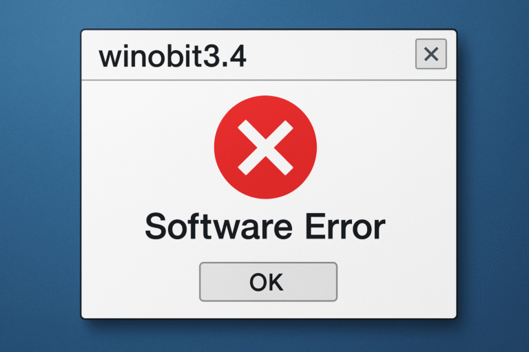 winobit3.4 software error